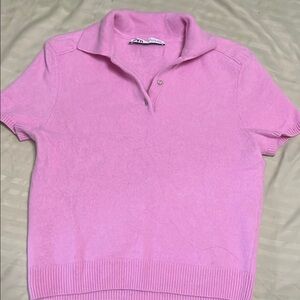 Zara Blush Pink Knit Sweater